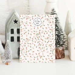 Papiertüten Set *Blush Sage Christmas* / Motiv 1 / Flachbeutel in verschiedenen Größen für Advent und Weihnachten