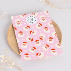 Papiertüten Set *Santa is coming* / Motiv 1 / Flachbeutel in versch. Größen für Advent und Weihnachten