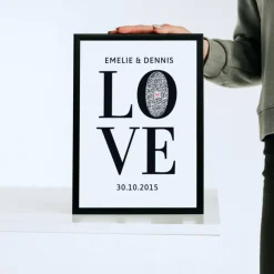 Partnergeschenk | Personalisiertes QrCode Bild | Geschenk Brautpaar | Hochzeit Jubiläum