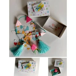 Party in der Streichholzschachtel  bunte Blumen