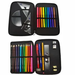 Pastell Regenbogen Federmäppchen inkl. Inhalt mit Name / personalisierbar