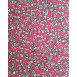 Patchworkstoff  - rot melierter Stoff mit bunten unregelmässigen Streifen, Bernatex