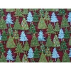 Patchworkstoff Makower UK Yuletide Trees von The Henley Studio - Makower UK