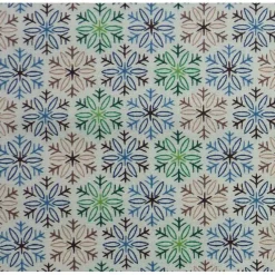 Patchworkstoff Tante Ema kleine grüne, blaue und braune Kristalle