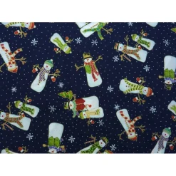 Patchworkstoff von Makower UK Novelty Snowmen 1123