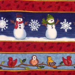 Patchworkstoff Weihnachten Bordürenstoff Let it Snow