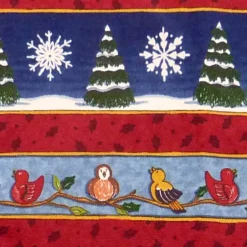 Patchworkstoff Weihnachten Bordürenstoff Let it Snow