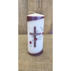 Patenkerze - Perlmutt 15x6 in verschiedenen Farben