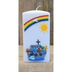 Patenkerze 15x6 -"Arche-Noah 2" - Rund oder Viereck -