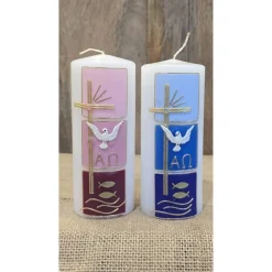 Patenkerze 15x6 in zwei Farben erhältlich