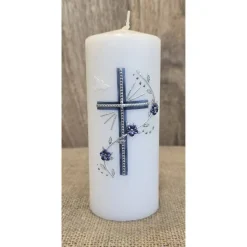 Patenkerze-meliert 15x6 in verschiedenen Farben