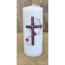 Patenkerze-meliert 15x6 in verschiedenen Farben