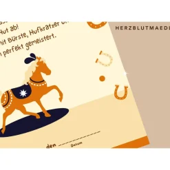 Perfekte Mitgebsel für Kindergeburtstag auf dem Reiterhof | Ideal für Pferdemädchen | Urkunde zum ausdrucken