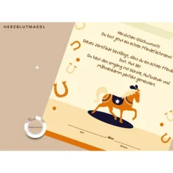 Perfekte Mitgebsel für Kindergeburtstag auf dem Reiterhof | Ideal für Pferdemädchen | Urkunde zum ausdrucken