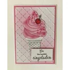 Personalisierbar, Einladung , Eiseinladung Eis Hörnchen,Grußkarte,Geburtstag Glückwunschkarte Einladung Kindergebu
