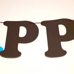 Personalisierbare bunte Happy Birthday Buchstabengirlande