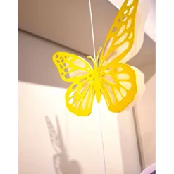 Personalisierbare 3D Schmetterline Girlande mit Wunschfarbe