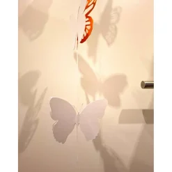 Personalisierbare 3D Schmetterline Girlande mit Wunschfarbe