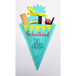 Personalisierbare Schultüte aus Filz – Geschenk zum Schulanfang, beplottet, viele Designs