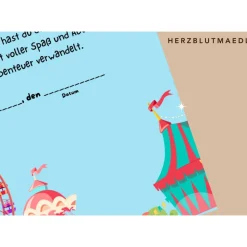 Personalisierbare Urkunde in A4 für Freizeitpark-Ausflug - Perfekt für Kindergeburtstage oder Schulausflüge