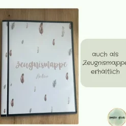 personalisierbares Fotoalbum zur Aufbewahrung von Klassenfotos im Kunststoff Hardcover, mit 20 dokumentenechten Folien