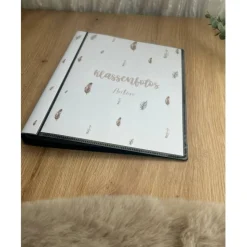 personalisierbares Fotoalbum zur Aufbewahrung von Klassenfotos im Kunststoff Hardcover, mit 20 dokumentenechten Folien