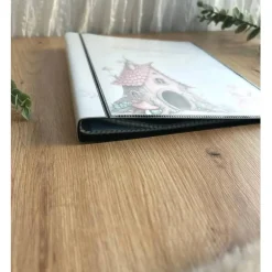 personalisierbares Fotoalbum zur Aufbewahrung von Klassenfotos im Kunststoff Hardcover, mit 20 dokumentenechten Folien