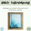 personalisierbares Fotoalbum zur Aufbewahrung von Klassenfotos im Kunststoff Hardcover, mit 20 dokumentenechten Folien