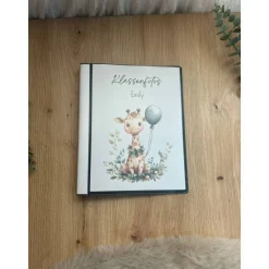 personalisierbares Fotoalbum zur Aufbewahrung von Klassenfotos im Kunststoff Hardcover, mit 20 dokumentenechten Folien