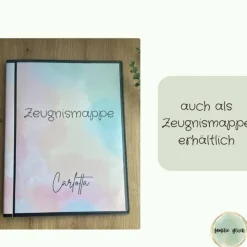 personalisierbares Fotoalbum zur Aufbewahrung von Klassenfotos im Kunststoff Hardcover, mit 20 dokumentenechten Folien