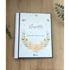 personalisierbares Fotoalbum zur Aufbewahrung von Klassenfotos im Kunststoff Hardcover, mit 20 dokumentenechten Folien