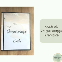 personalisierbares Fotoalbum zur Aufbewahrung von Klassenfotos im Kunststoff Hardcover, mit 20 dokumentenechten Folien