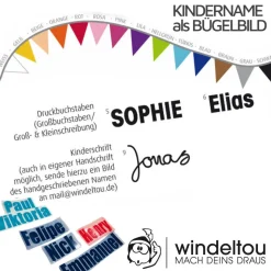Personalisierbares Nähset für 70 cm Schultüte inkl. Pappe, Kissen und Anleitung