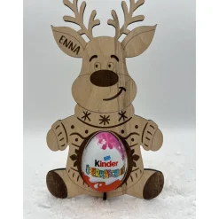 personalisiert, Rentier für ein schokoei, Weihnachten
