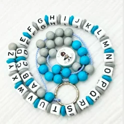 Personalisierte ABC -und Rechenkette Schulstart Einschulung  Geschenk für Erstklässler