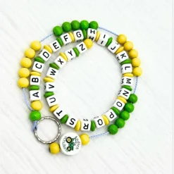 Personalisierte ABC -und Rechenkette Schulstart Einschulung  Geschenk für Erstklässler