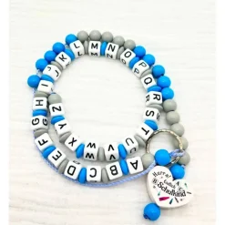 Personalisierte ABC -und Rechenkette Schulstart Einschulung  Geschenk für Erstklässler