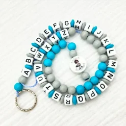 Personalisierte ABC -und Rechenkette Schulstart Einschulung  Geschenk für Erstklässler