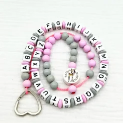 Personalisierte ABC -und Rechenkette Schulstart Einschulung  Geschenk für Erstklässler