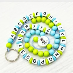 Personalisierte ABC -und Rechenkette Schulstart Einschulung  Geschenk für Erstklässler