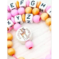 Personalisierte ABC -und Rechenkette Schulstart Einschulung  Geschenk für Erstklässler