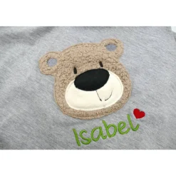 Personalisierte Babydecke mit Teddy Wunschname - Kindergartendecken - Wunschdecke - Kinderdecke _ Schmusedecke mit Namen