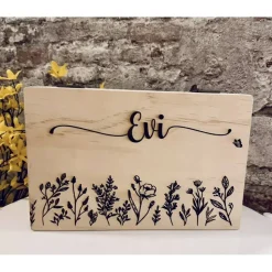 Personalisierte Box/ Geschenkebox/ Holzbox für verschiedene Anlässe wie Hochzeit, Geburtstag, Taufe, Weihnachten