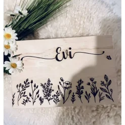 Personalisierte Box/ Geschenkebox/ Holzbox für verschiedene Anlässe wie Hochzeit, Geburtstag, Taufe, Weihnachten