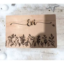 Personalisierte Box/ Geschenkebox/ Holzbox für verschiedene Anlässe wie Hochzeit, Geburtstag, Taufe, Weihnachten