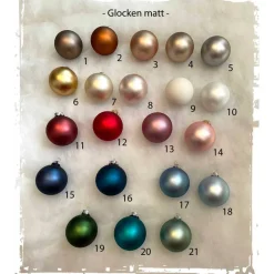 Personalisierte Christbaumkugel aus Glas!