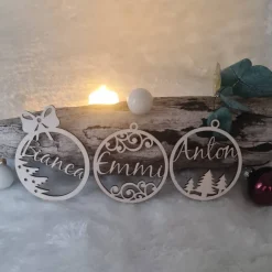 Personalisierte Christbaumanhänger, personalisierte Geschenkidee