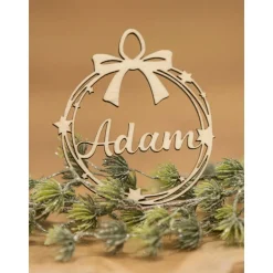 Personalisierte Christbaumkugeln / Weihnachtskugeln aus Holz / Weihnachtsgeschenk / Weihnachtsbaumschmuck