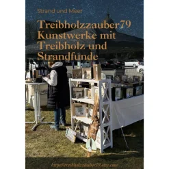 Personalisierte Deko Häuser aus Holz – Handmade Geschenk zur Taufe & Geburt mit Treibholz Deko