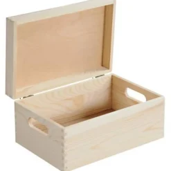 Personalisierte Erinnerungskiste für Babys - Safari-Tiergruppe Löwe - Mit Name und Datum personalisiert